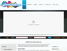 Tablet Screenshot of myprintwall.com